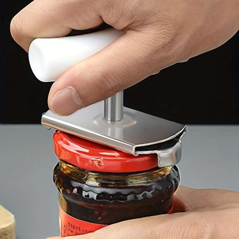 1pc Multi-Functional Bottle Opener Household Labor-saving Rotary Cap Opener Can Opener Kitchen Boost