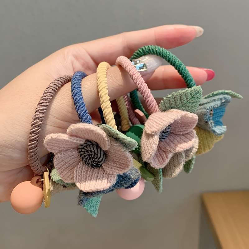 Elegant Rose Hair Tie