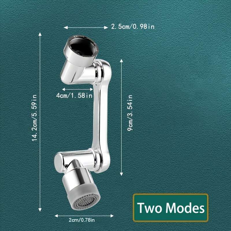 1pc 1080-Degree Swivel Faucet Extension