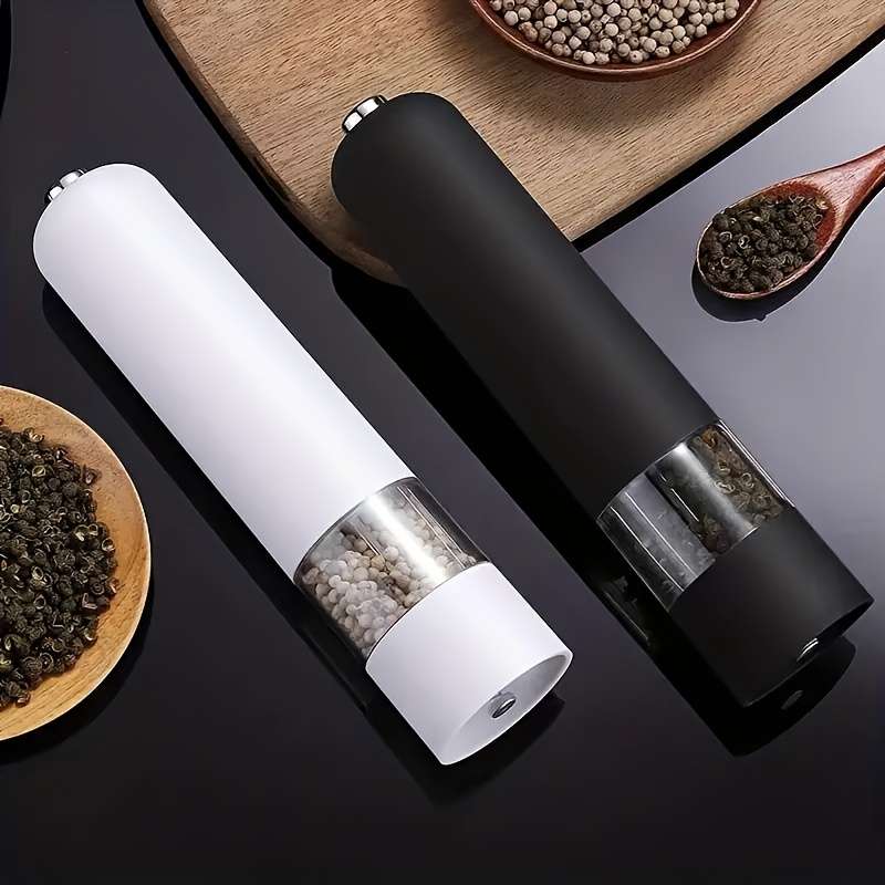 Electric Salt And Pepper Grinder Set