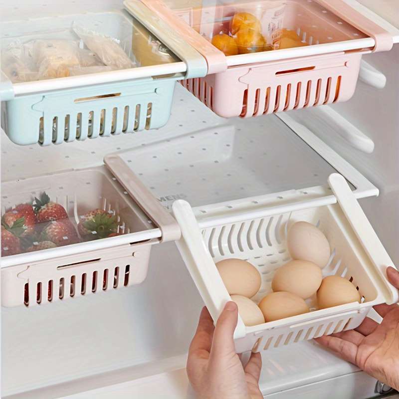 3PCExpandable Kitchen Refrigerator Organizer