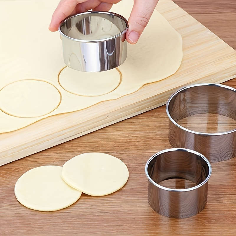 Set Of 3 Stainless Steel Dumpling Molds