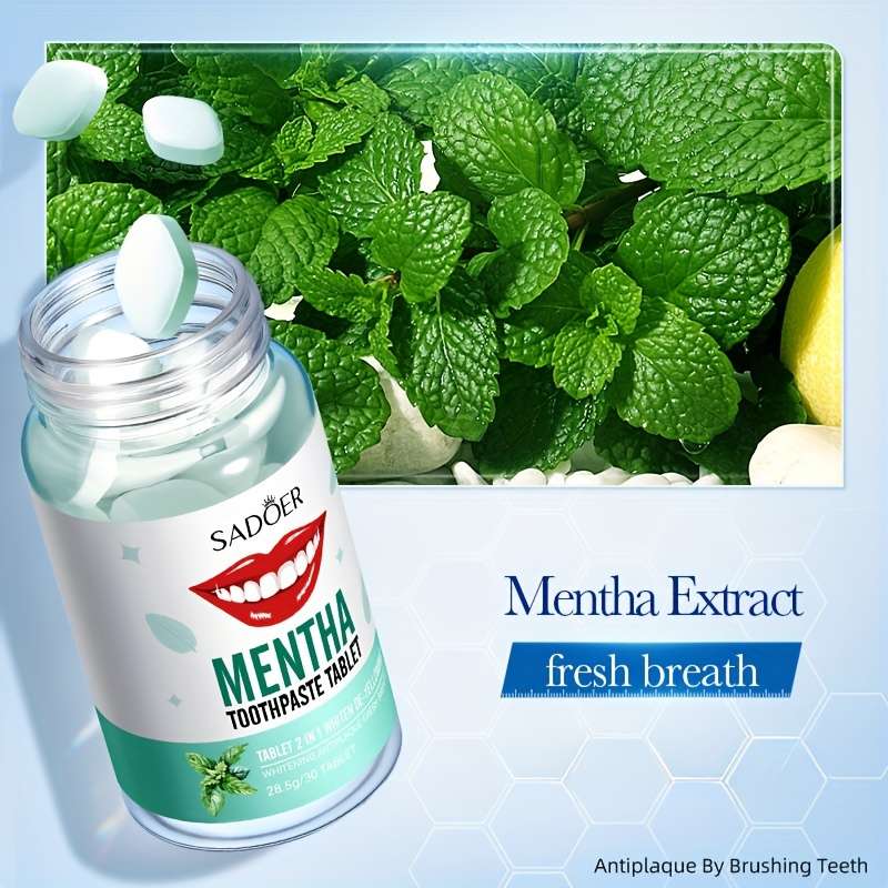 SADÖR MENTHA Toothpaste Tablets