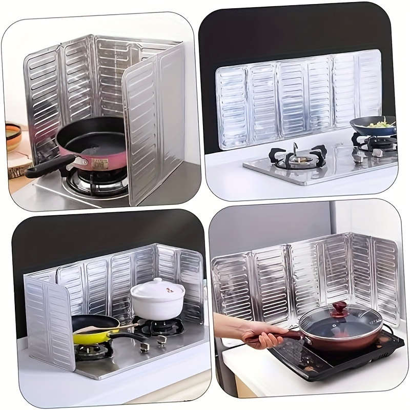 2pcs Nonstick Kitchen Splatter Guard