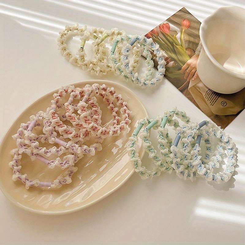 Cute Mesh Braided Hair Ties
