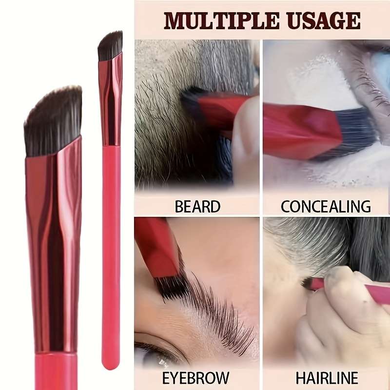 Dual-Ended Angled Eyebrow Brush