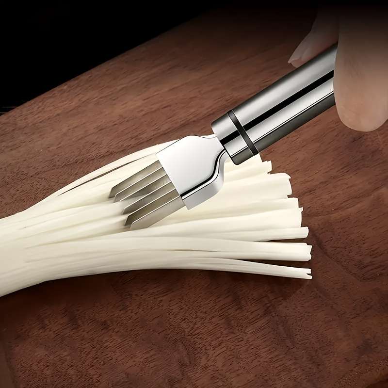 Versatile Stainless Steel Kitchen Grater - Perfect For Scallions