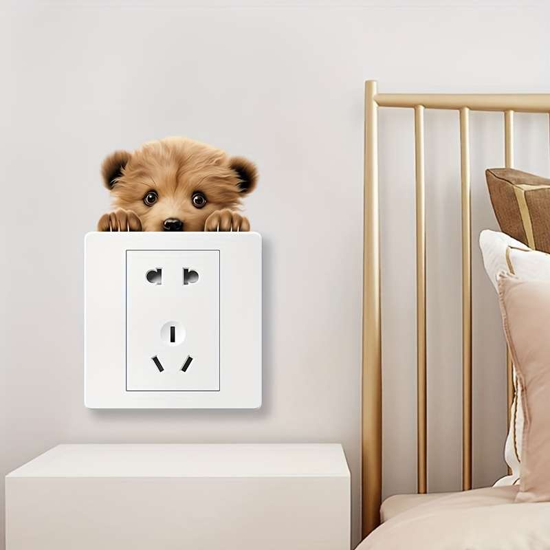 Little brown bear switch decal