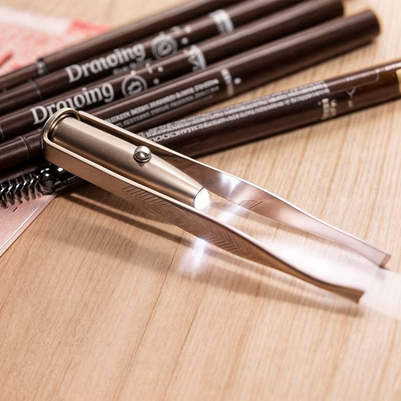 1 Pack Eyebrow Clip With LED Light