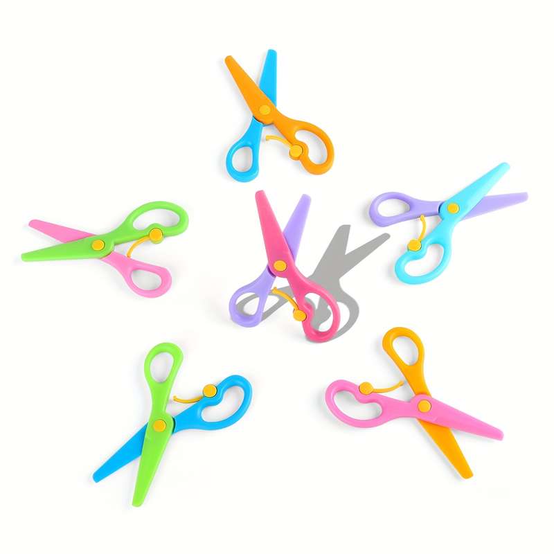 Cute Colorful Labor-Saving Safety Scissors