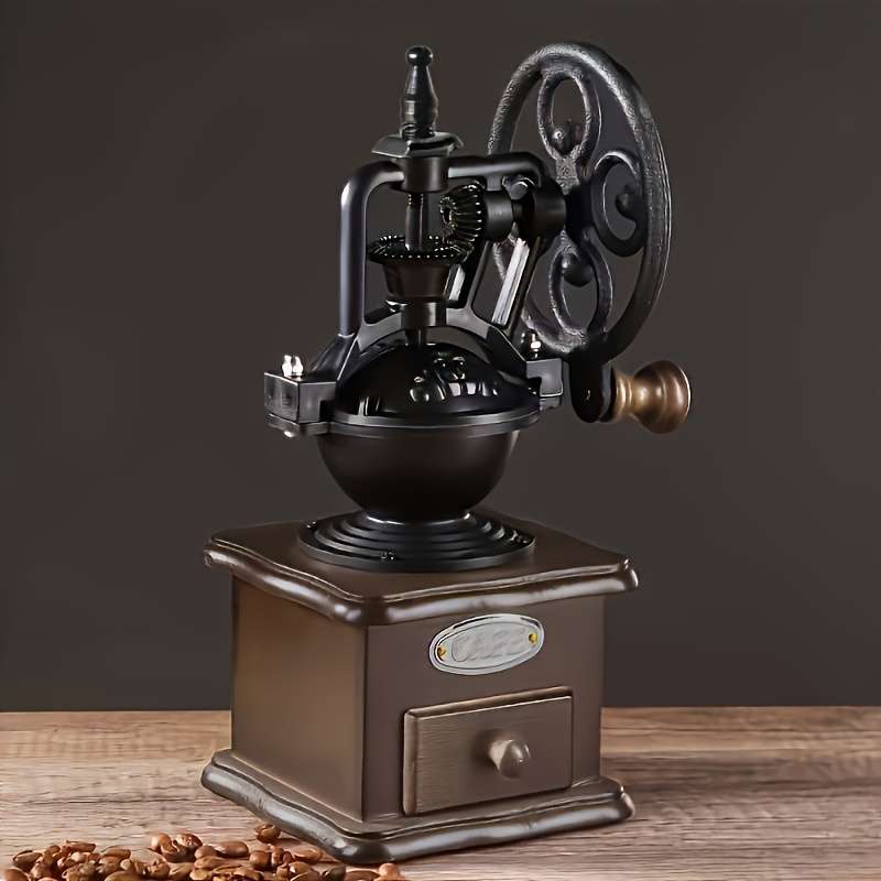 Hand-Cranked Coffee Bean Grinder