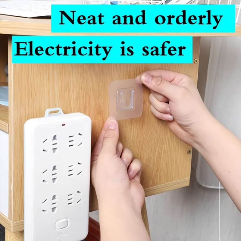 10 Pairs of Powerful Adhesive Hooks with No TraceUtility