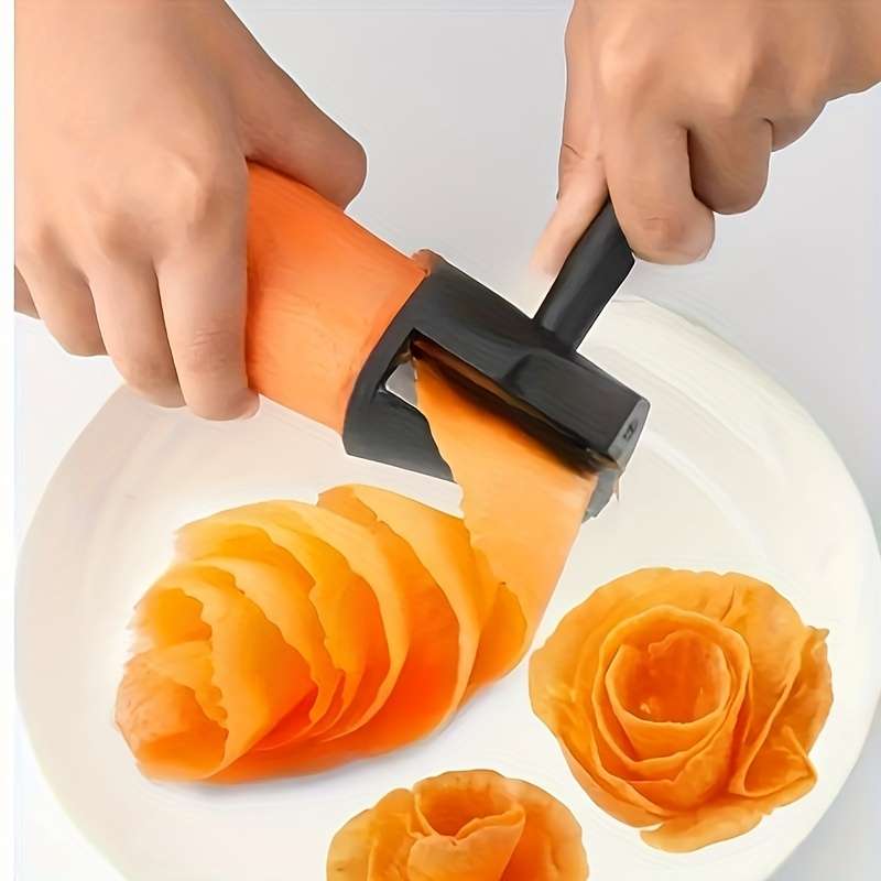1pc Stainless Steel Spiral Veggie Cutter