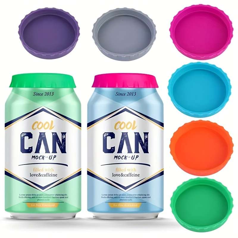 6pcs Soda Silicone Can Covers