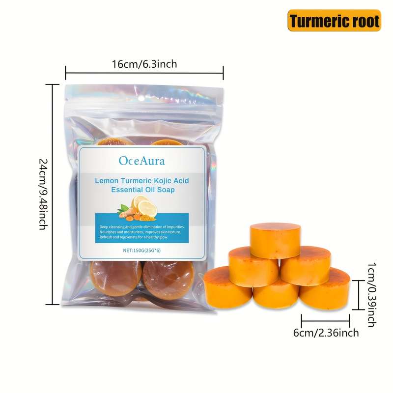 Lemon Ginger Kojic Acid Essential Oil Soap
