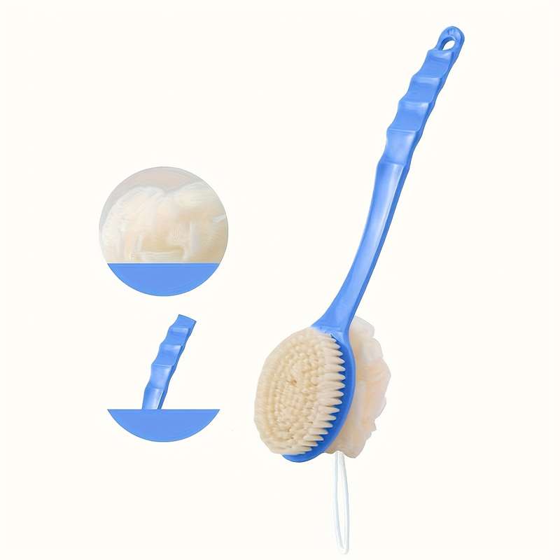 1pc Ergonomic Long Handle Bath Brush