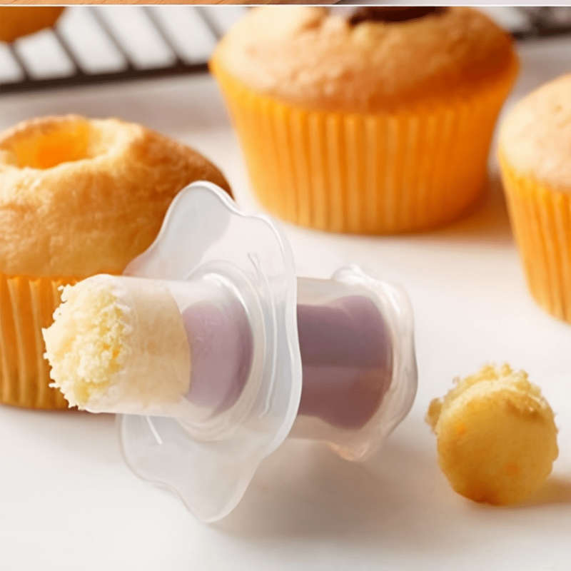 Reusable Plastic Cupcake Corer and Filler Tool