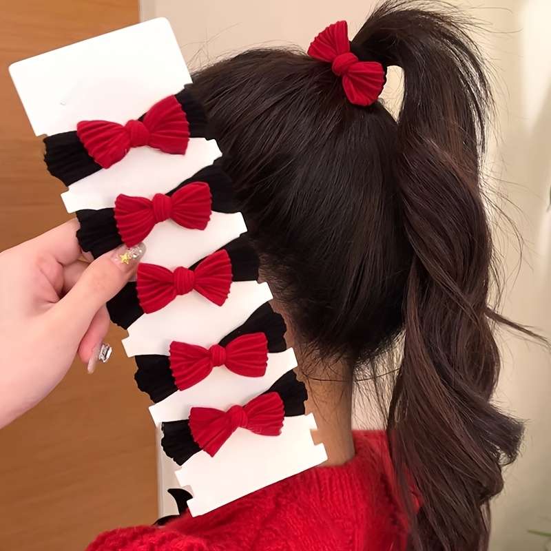 Red Hair Ties