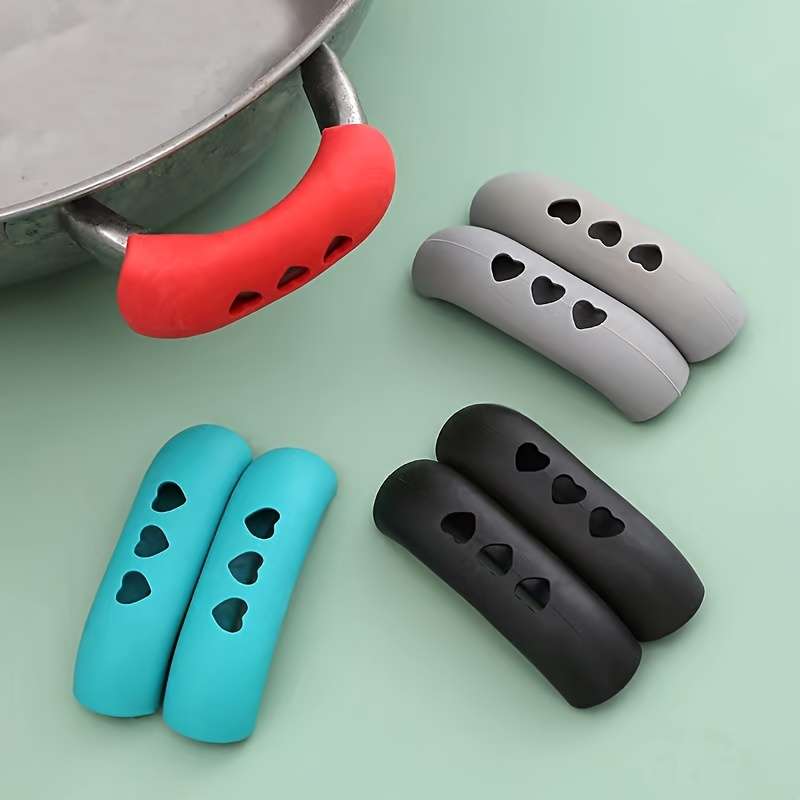4-Pack Heat-Resistant Plastic Pot Handle Covers