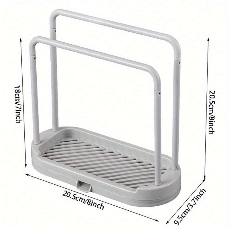 Grey Kitchen Sink Organizer