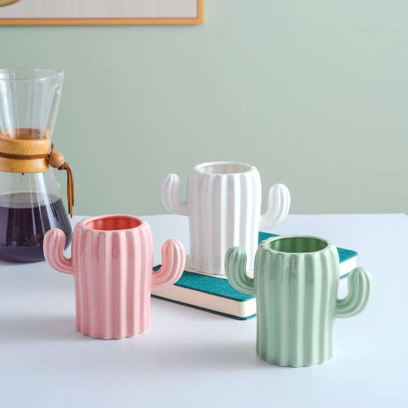 Nordic Plastic Cactus Vase: