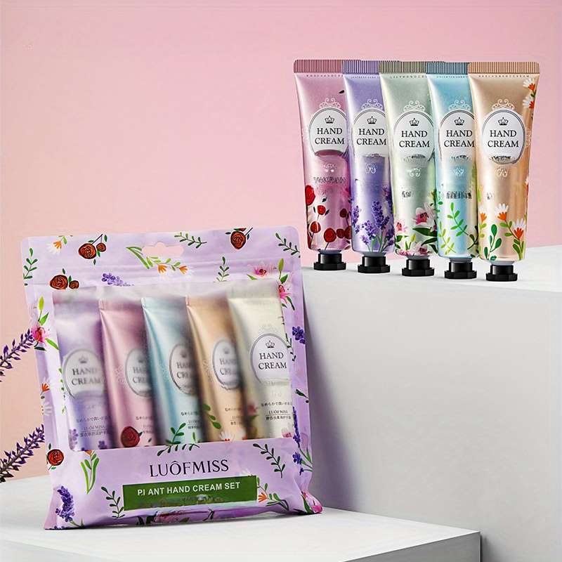 5PCS Plant Nourishing Hand Cream Set