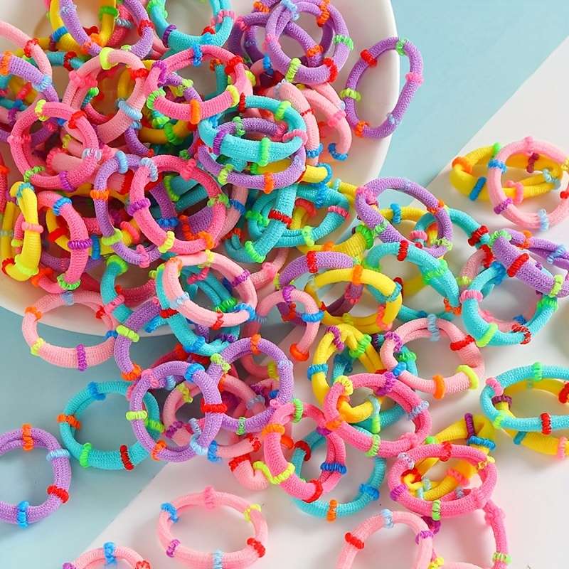 Colorful Elastic Hair Ties Set