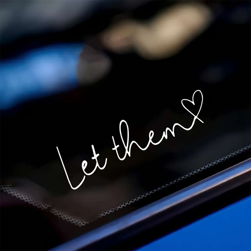 Chic Love-Themed Vinyl Stickers