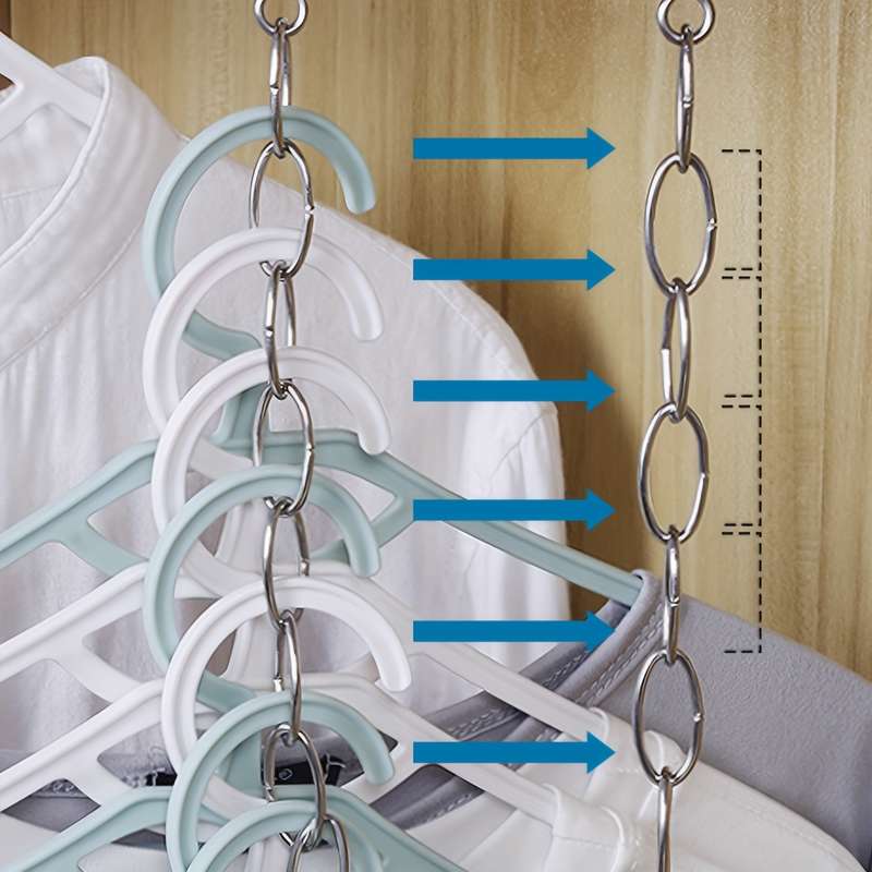 Stainless Steel Clothes Chain Wardrobe Storage Chain