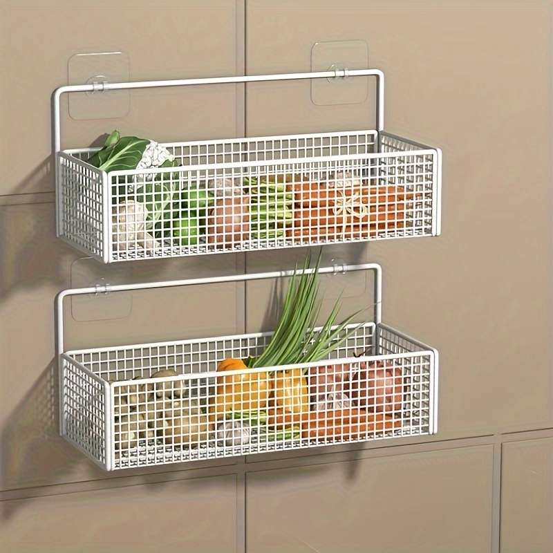 Cast Iron Wall-Mounted Kitchen Storage Rack