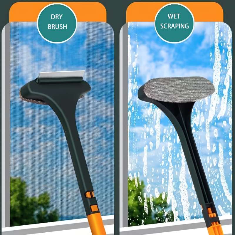 Cleaning Brush And Glass Wiper
