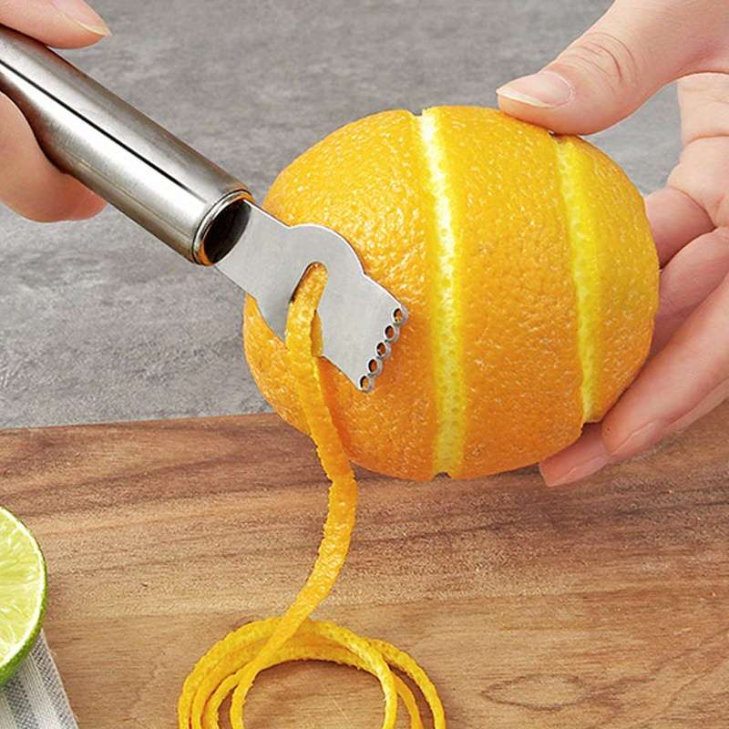 1pc Stainless Steel Manual Lemon Zester Grater