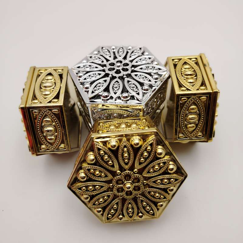 1pc Contemporary Hexagonal Jewelry Box