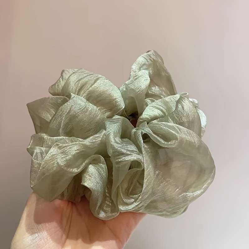 Elegant 4pcs Set of Large Silky Scrunchies