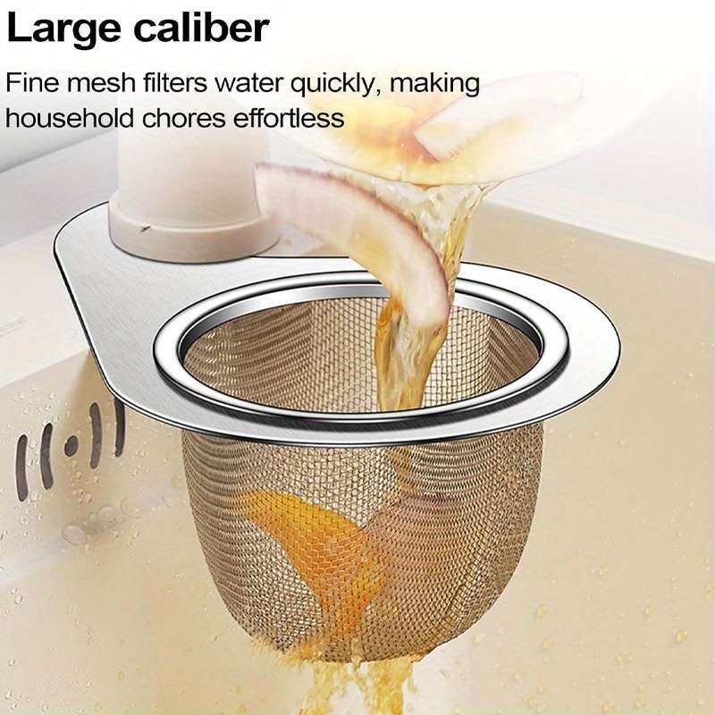 1pc Swan Stainless Steel Kitchen Sink Strainer
