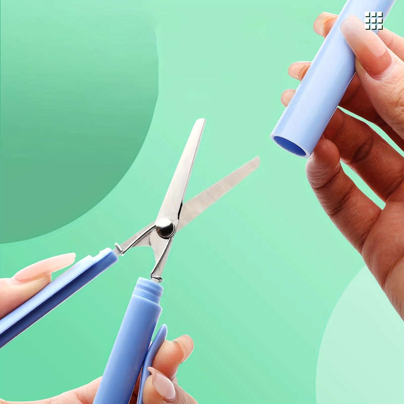 Compact Stainless Steel Folding Scissors