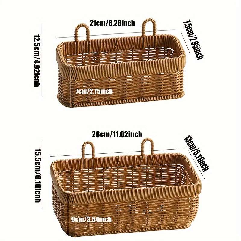 Clutter-FreeModern Wall-Mounted Kitchen Storage Basket