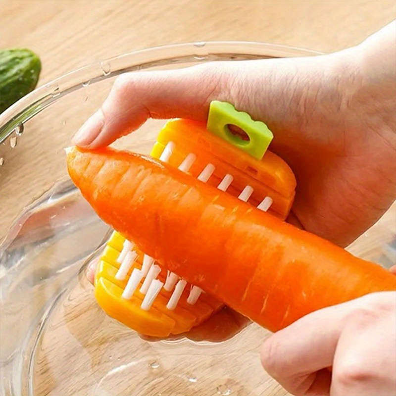 Multi-Functional Fruit And Vegetable Cleaning Brush