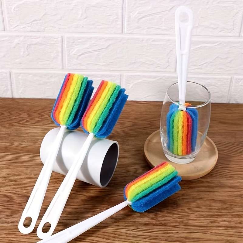 1pc Rainbow Dish Brush