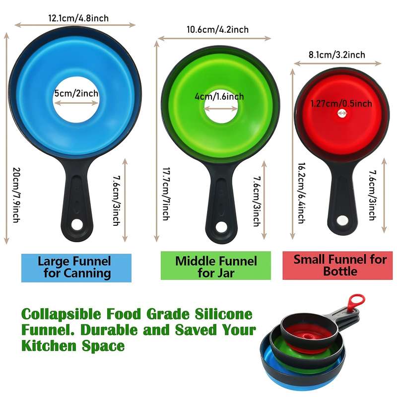 Large Small Funnel Set Of 3