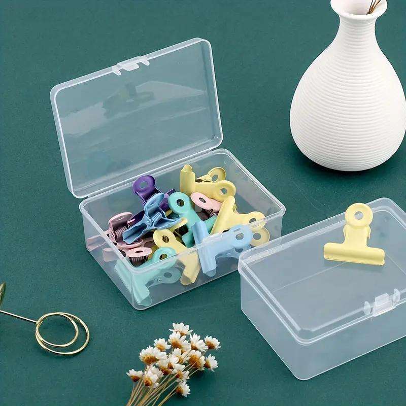 1pc Multi-Purpose Clear Storage Box With Lid