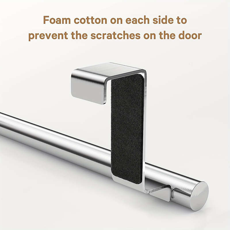 Easy-Install Stainless Steel Towel Rack