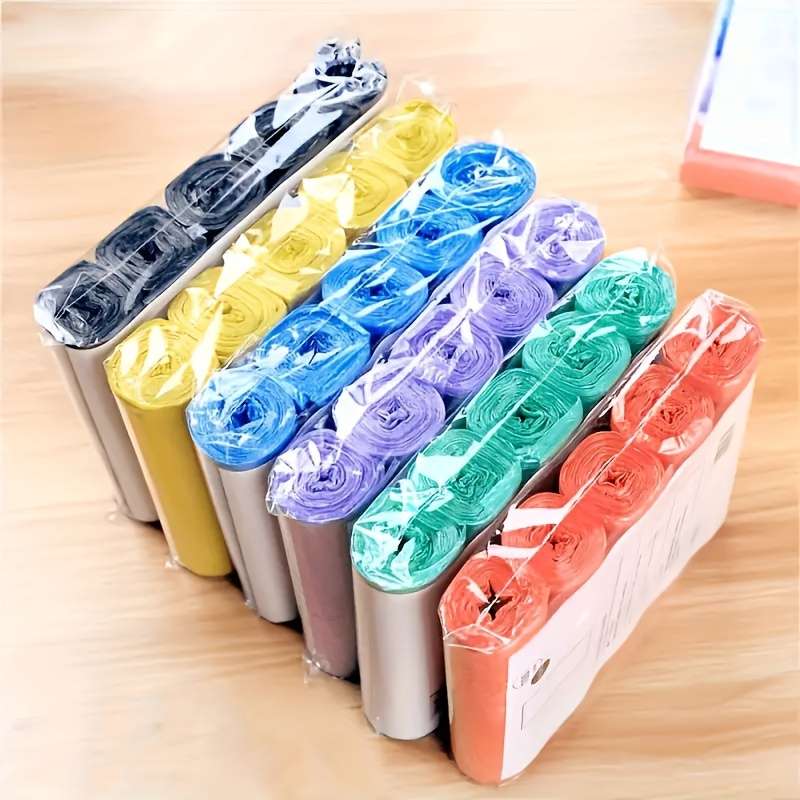 5 Rolls of 100 Disposable Garbage Bags