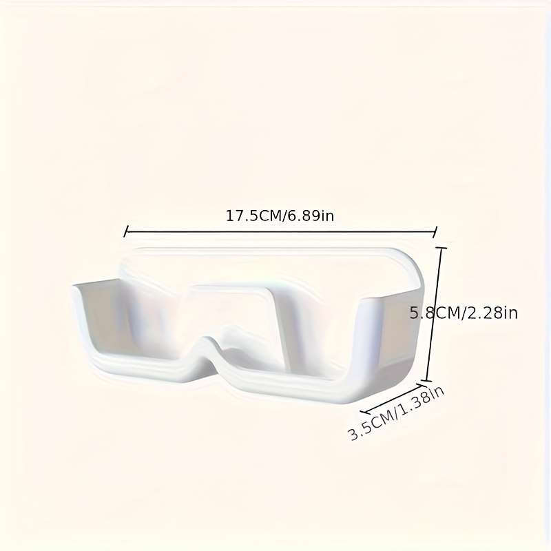 1pc Adhesive Wall-Mounted Bathroom Storage Shelf For