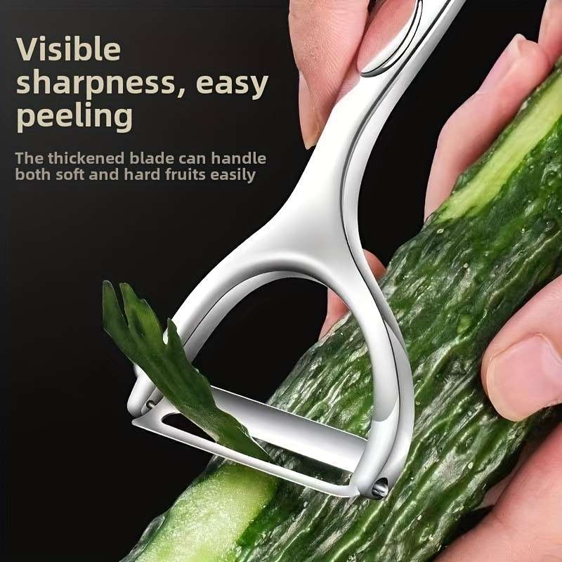 2-in-1 Stainless Steel Fruit  Vegetable Peeler