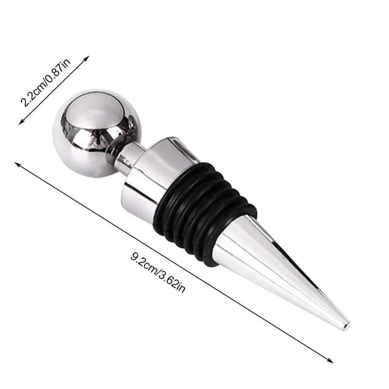 Wine Bottle Stopper Red Wine Beverage Champagne Preserver Cork Vacuum Sealed Bottle Cap Wedding Favo