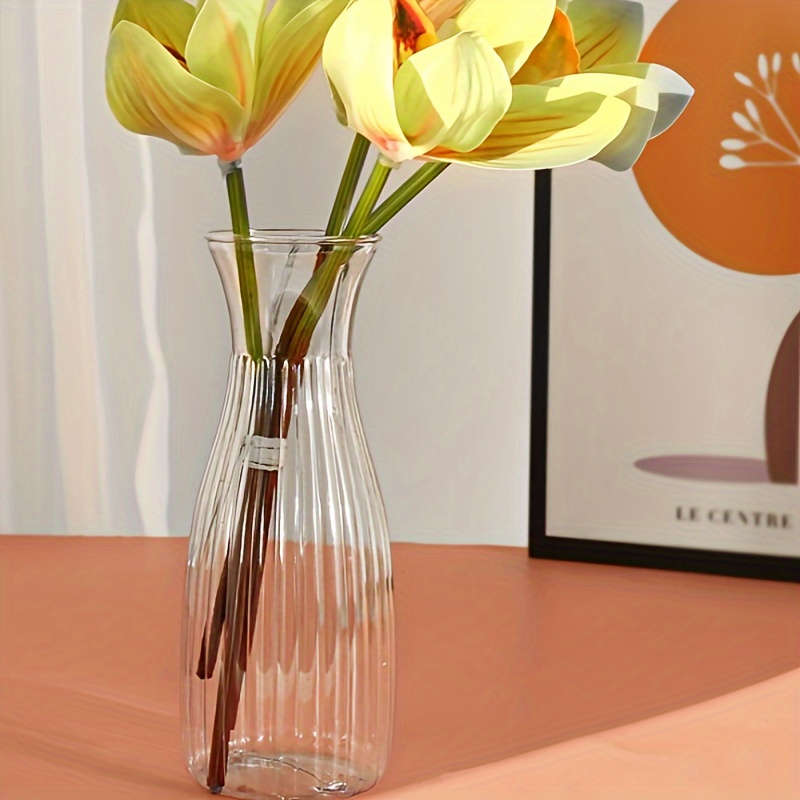 Modern Transparent Plastic Flower Vase