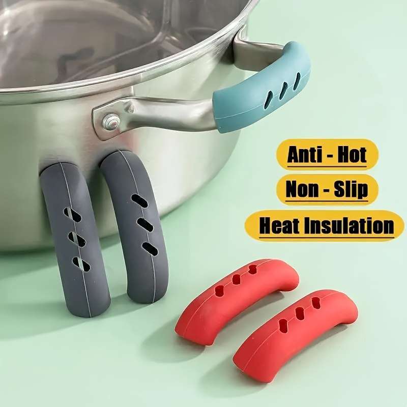 1pcs Silicone Pan Handle Covers in Assorted Colors