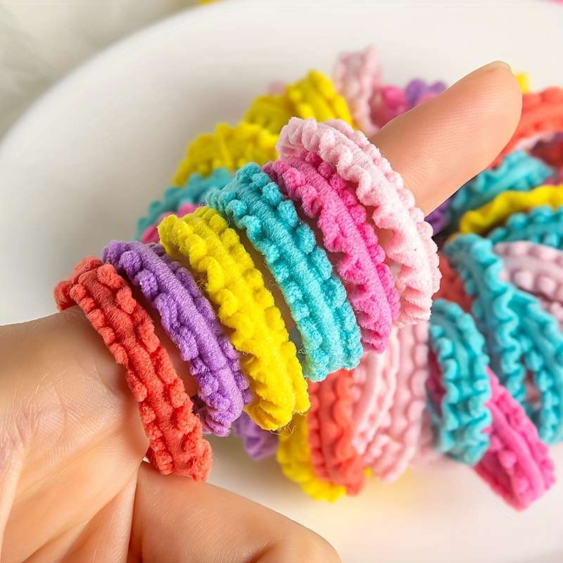 Cute Wave Pattern Hair Ties Set Cute Wave Pattern Hair Ties Set