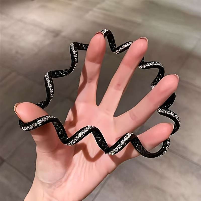 Style Acrylic Spiral Hair Ties